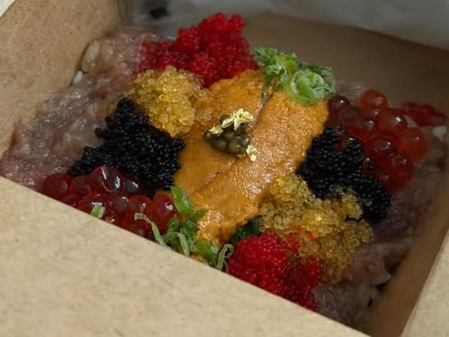 Ikura & Uni Bowl.