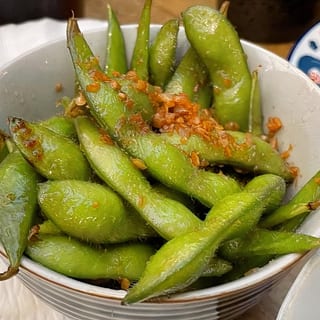 Garlic Edamame